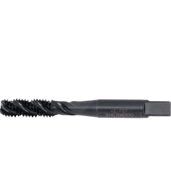 Machine Tap, M8 x 1.25mm, Metric Coarse, Spiral Flute, High Speed Steel, Steam Tempered