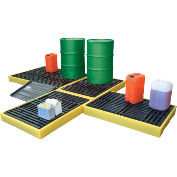 Drum Spill Pallet, 860 x 150 x 1260mm