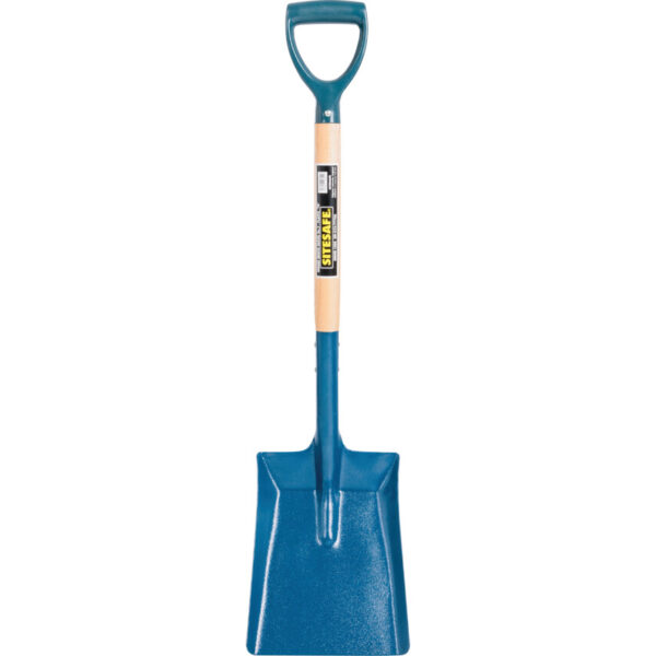 Square Mouth Shovel, 980mm Overall Length, YD Handle, Carbon Steel Blade
