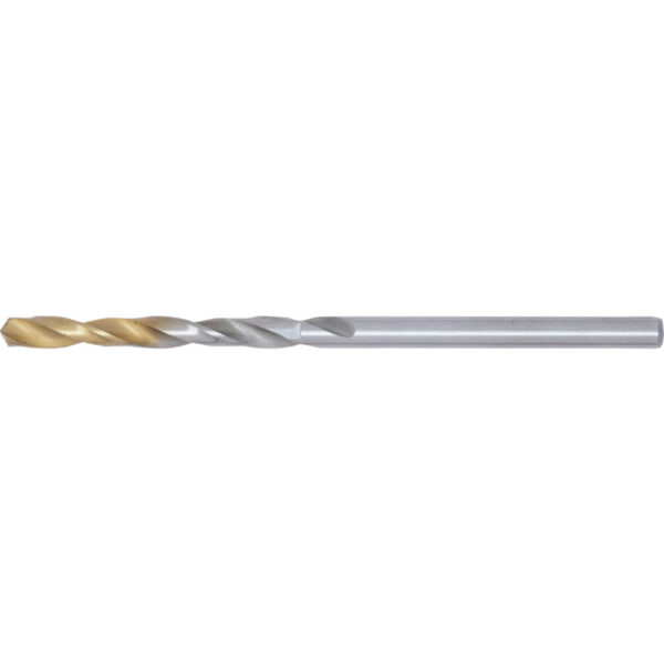 Jobber Drill, 3mm, Normal Helix, Cobalt High Speed Steel, TiN-Tipped