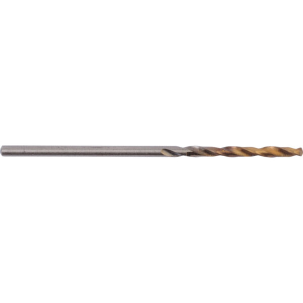 Jobber Drill, 1.5mm, Normal Helix, High Speed Steel, TiN