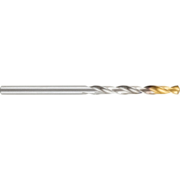 Jobber Drill, 3.3mm, Normal Helix, High Speed Steel, TiN