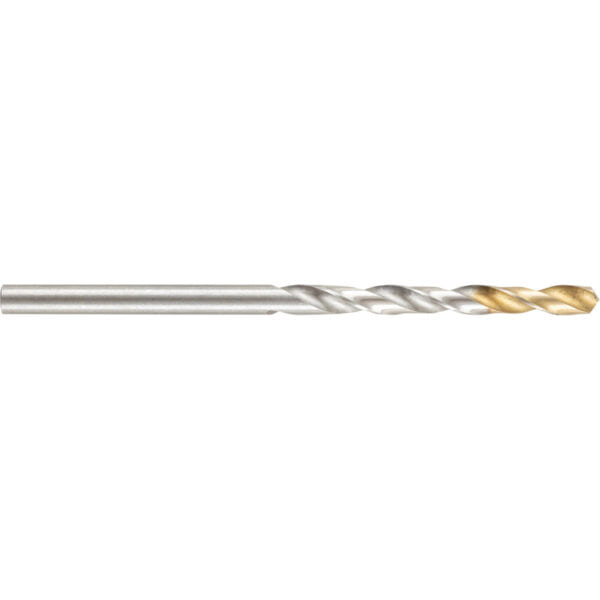 Jobber Drill, 3.5mm, Normal Helix, High Speed Steel, TiN