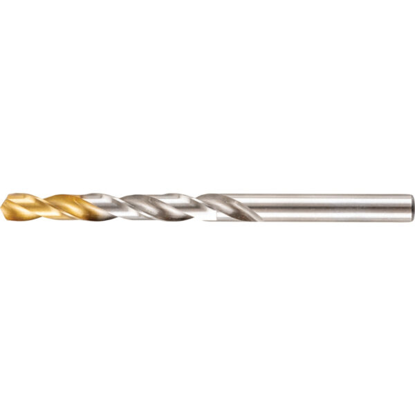Jobber Drill, 8mm, Normal Helix, High Speed Steel, TiN