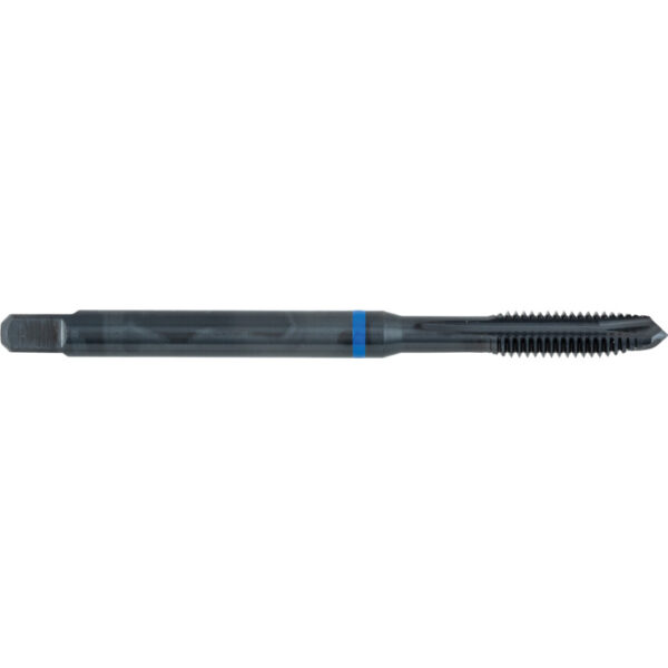 Machine Tap, M6 x 1mm, Metric Coarse, Spiral Point, Vanadium High Speed Steel, Steam Tempered, Blue
