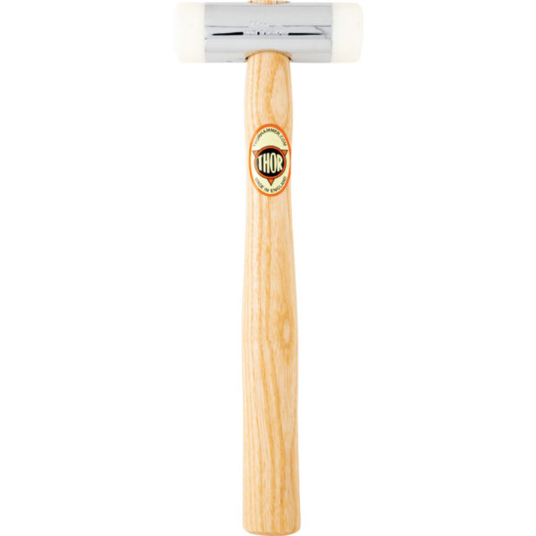 Nylon Hammer, 385g, Wood Shaft, Replaceable Head