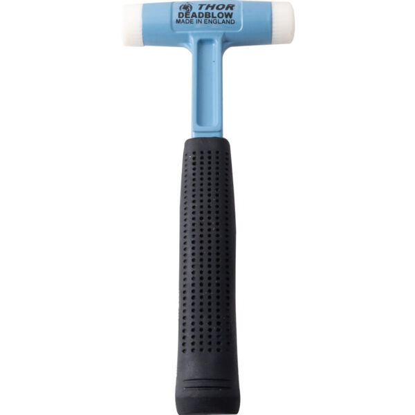 Dead Blow Hammer, 550g, Die-Cast Aluminium Shaft with Rubber Grip, Replaceable Head