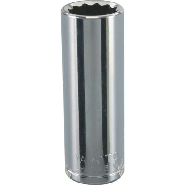 3/8in. Drive, Deep Bi-Hexagon Socket, 14mm, Metric, Polished Finish