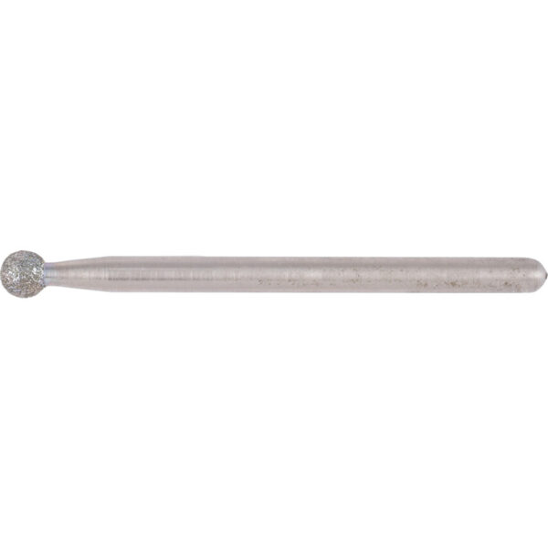 D1, Rotary Burr, Diamond, Single Cut, 1mm, Ball
