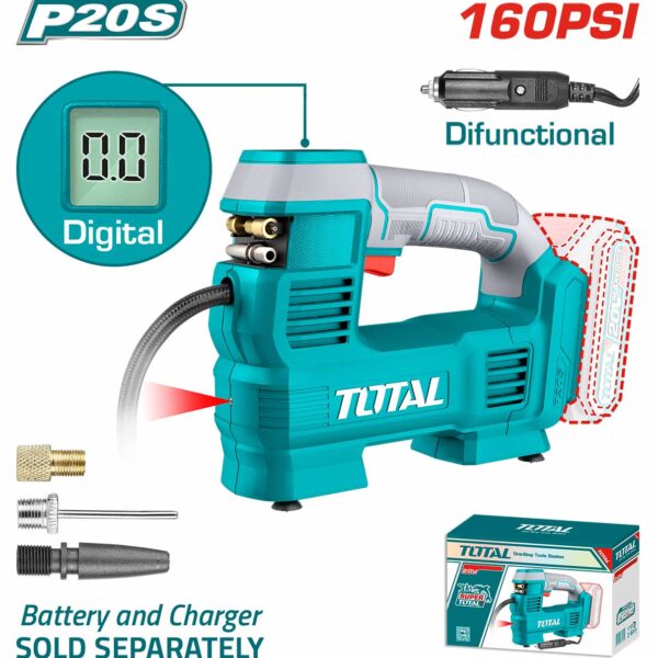 TACLI2012 Li-ion Cordless Auto Air Compressor