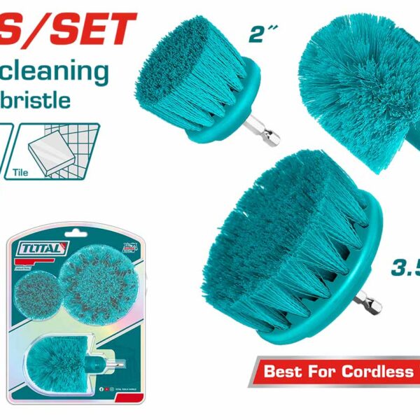 TACM3001 3 Pcs Medium Bristle Brush Set