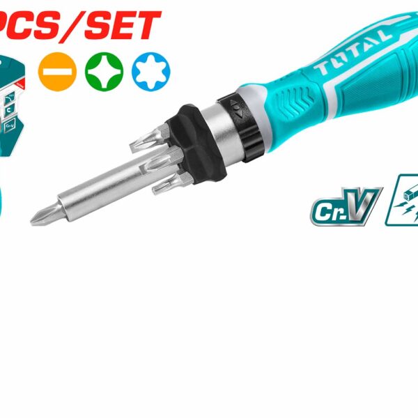 TACSD30086 8 Pcs Ratchet Screwdriver Set