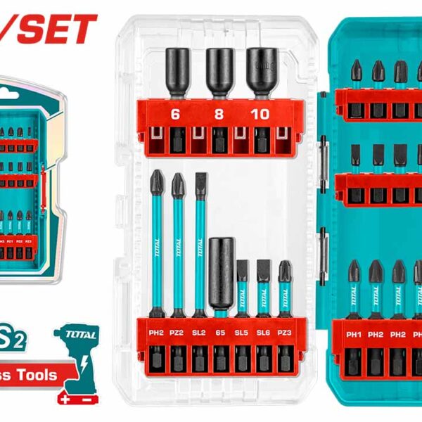 TACSDL11306 31 Pcs Impact Screwdriver Bits Set