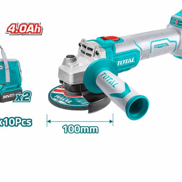 TAGLI2010082 Li-ion Brushless Angle Grinder