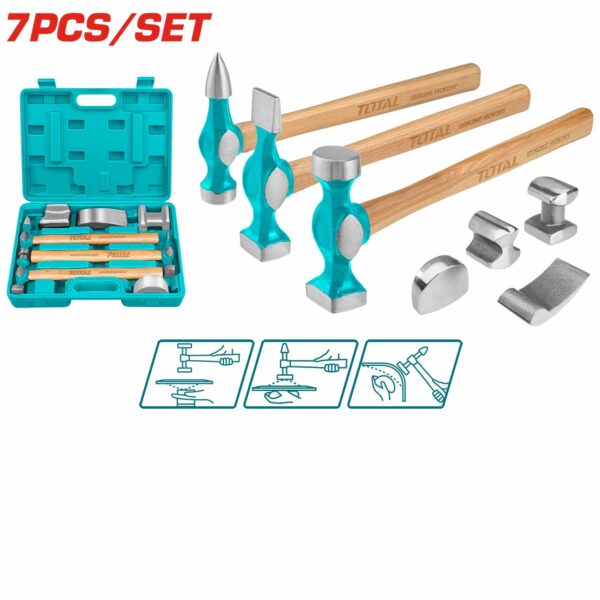 TBAFO712 7 Pcs Body & Fender Hammer Set