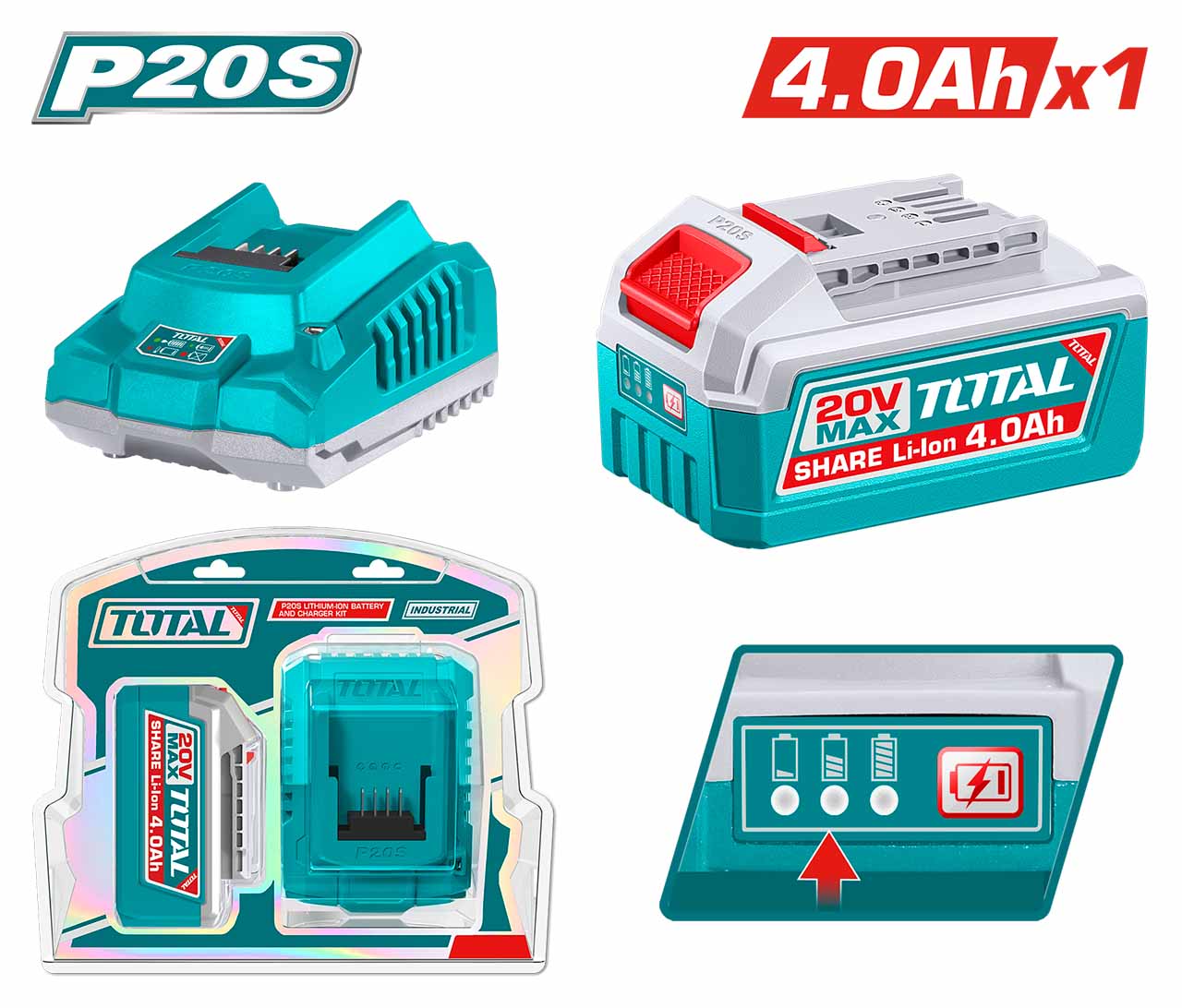 TFBCPK1012 TFBCPK1012 Li-ion Battery & Charger Kit - Image 1