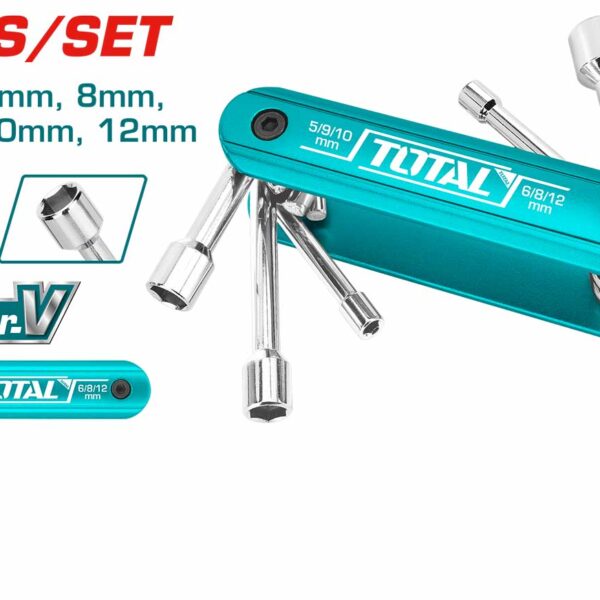 THFND061 6 Pcs Folding Nut Driver Set