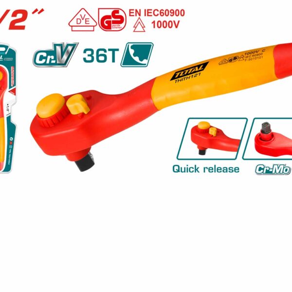 THIRTH121 1/2″ Insulated Ratchet Wrench