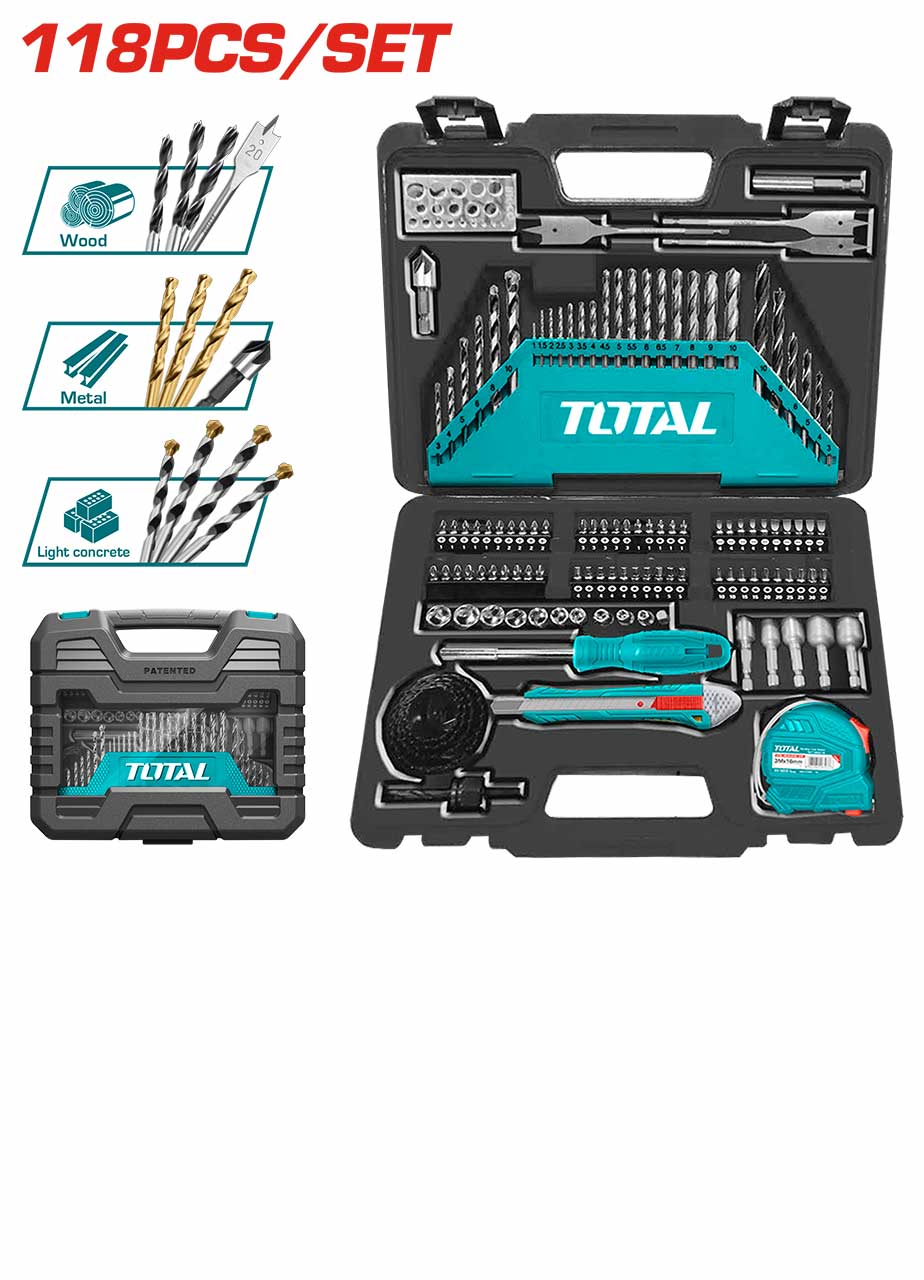 THKTAC011182 THKTAC011182 118 Pcs Drill Bits Set - Image 1