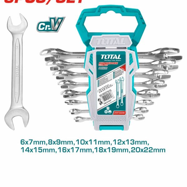 THT102386 8 Pcs Double Open End Spanner Set
