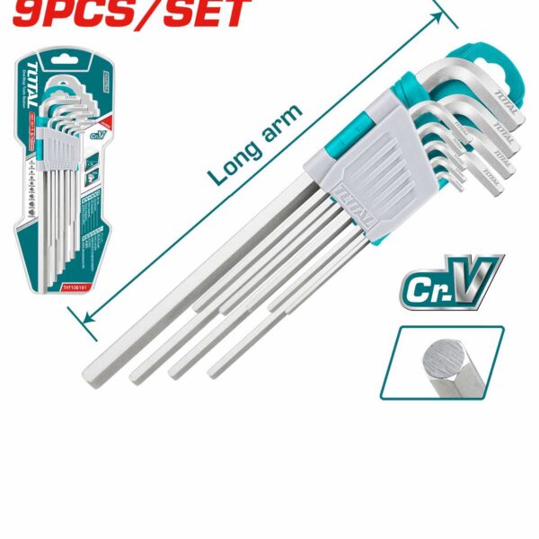 THT106191 9 Pcs Hex Key