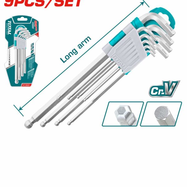 THT106291 9 Pcs Ball Point Hex Key
