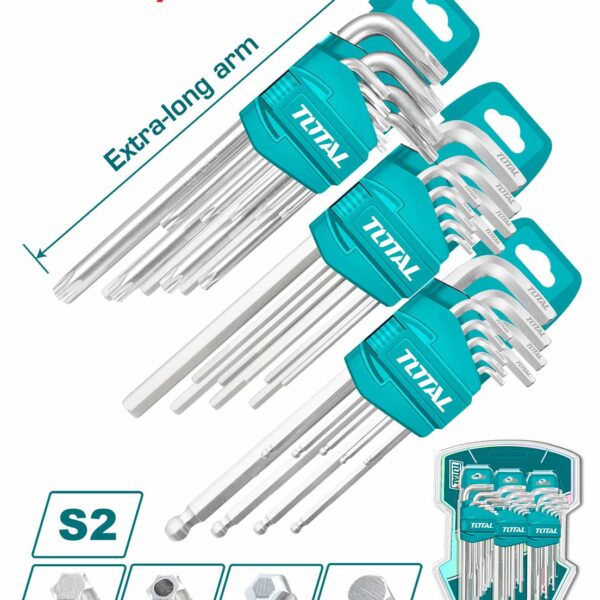 THT106KT0271 27 Pcs Hex Key & Torx Key Set