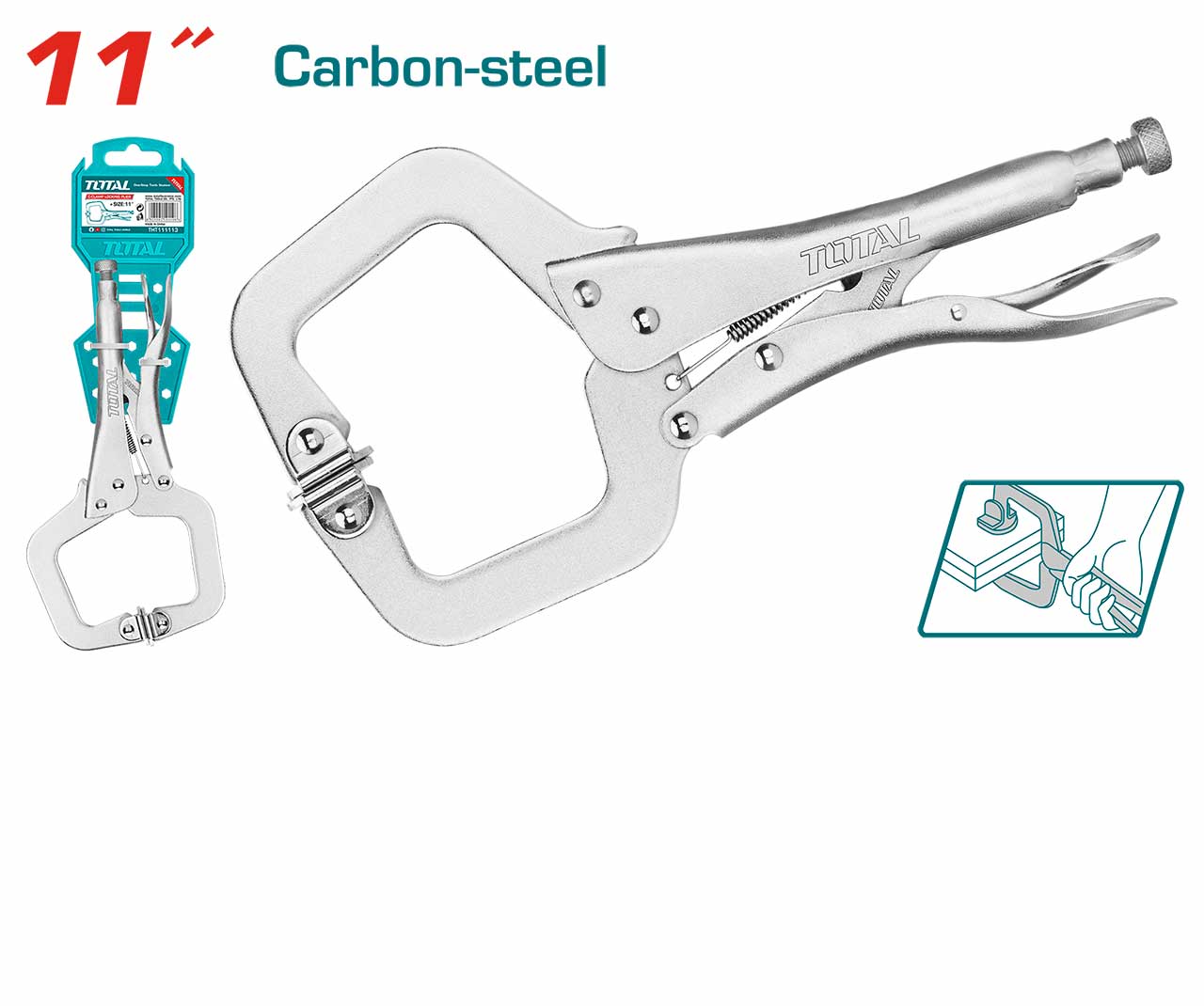 THT111113 THT111113 C-Clamp Locking Pliers - Image 1
