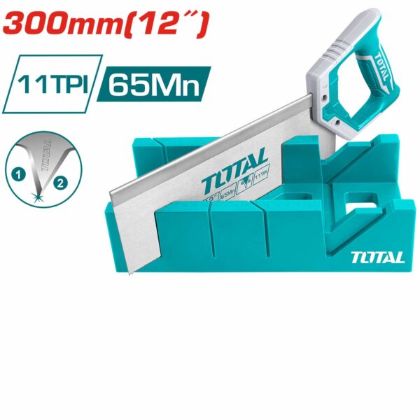 THTK591262 Mitre Box and Back Saw Set
