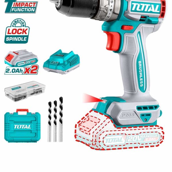 TIDLI20602 Li-ion Compact Brushless Impact Drill