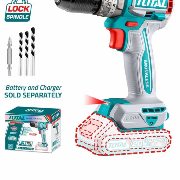 TIDLI206021 Li-ion Compact Brushless Impact Drill