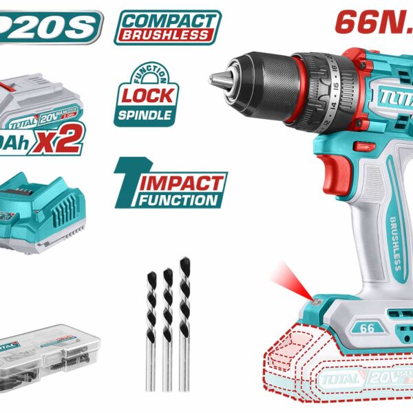 TIDLI20668 Li-ion Compact Impact Drill