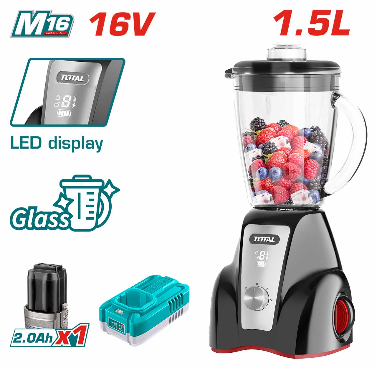 TJB052K TJB052K Li-ion Cordless Stand Blender - Image 1