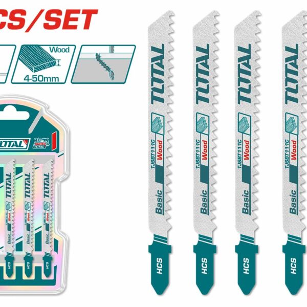 TJSBT111C 5 Pcs Jig Saw Blade Set for Wood