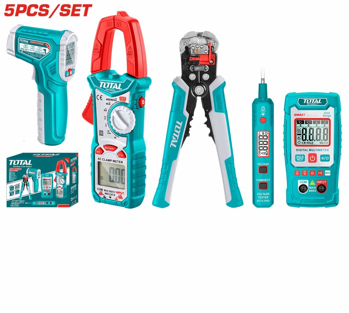 TOS23026 5 Pcs Electrical Test Kit Combo - bmart.com.my