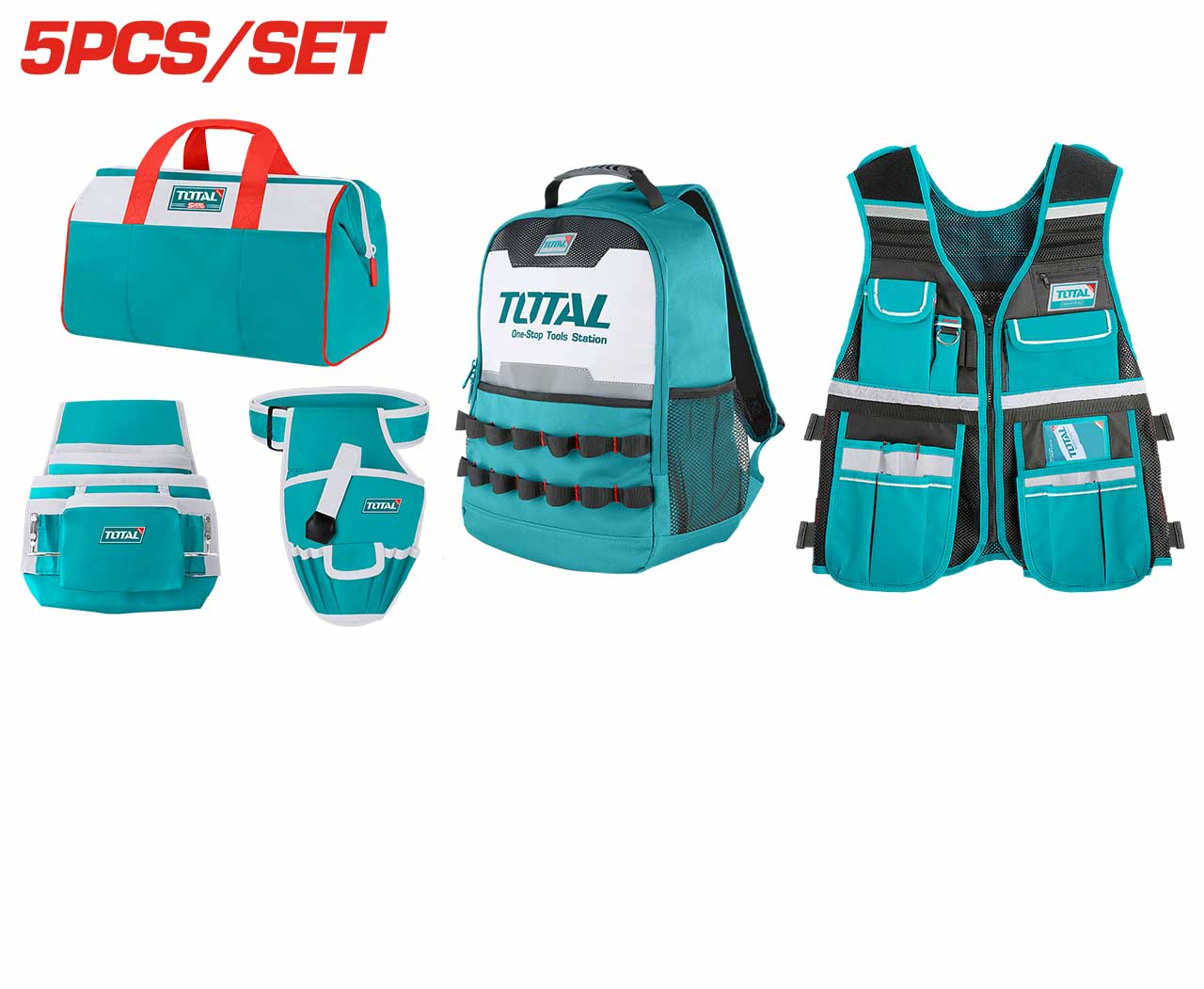TOS23047 TOS23047 5 Pcs Tools Bag Set - Image 1