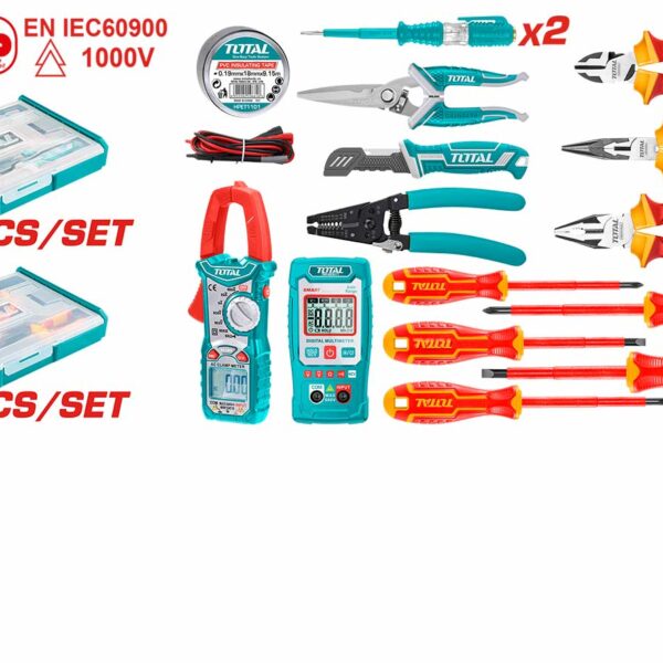 TOS23063 16 Pcs Electrician Tools Set