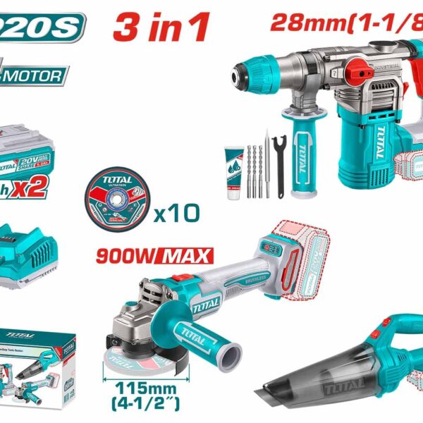 TOSLI240785 Li-ion 3 Pcs Combo Kit