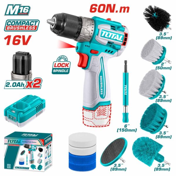 TOSLI240786 Compact Brushless Li-ion Drill