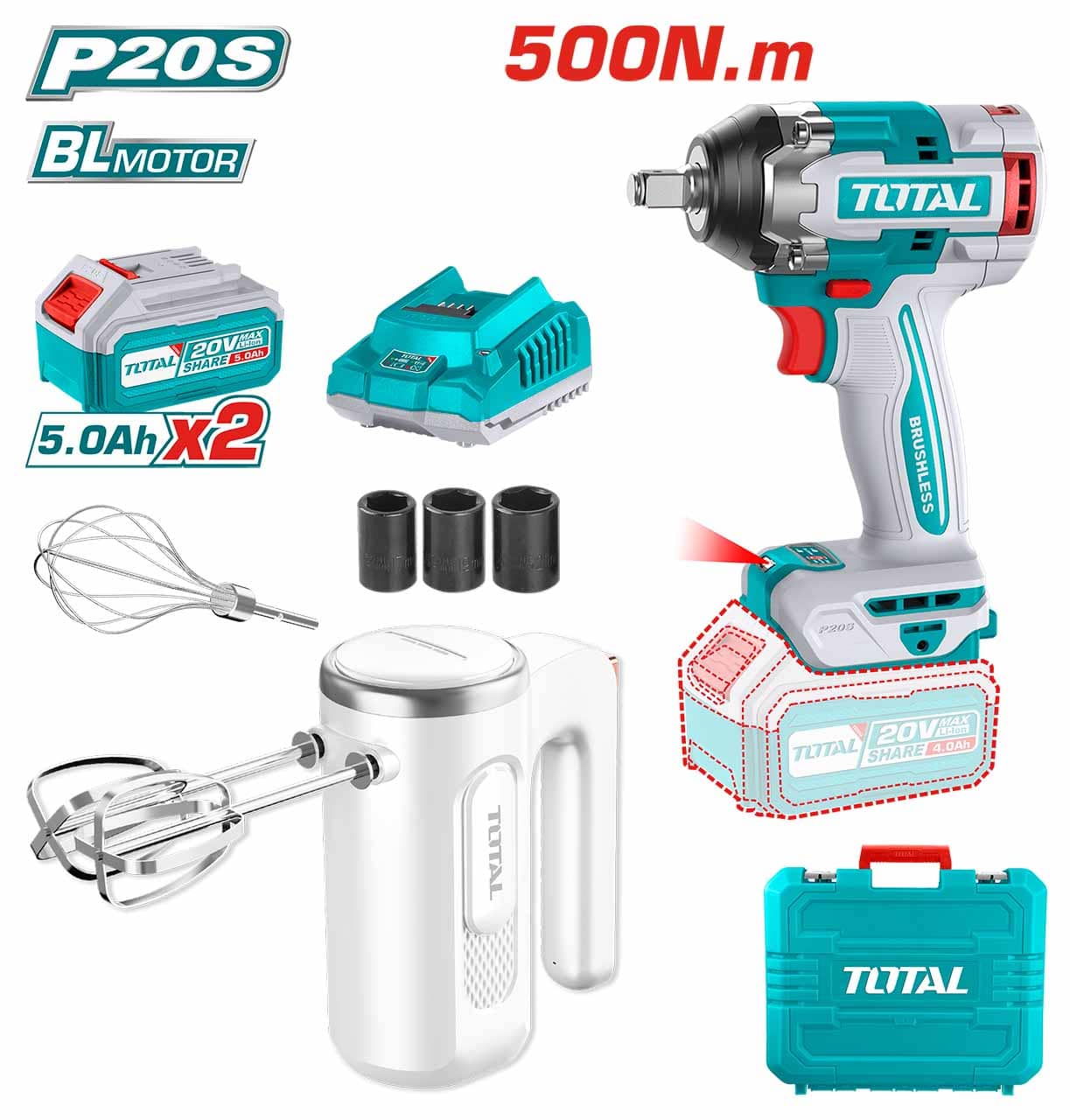 TOSLI240787 TOSLI240787 Li-ion Combo Kit - Image 1