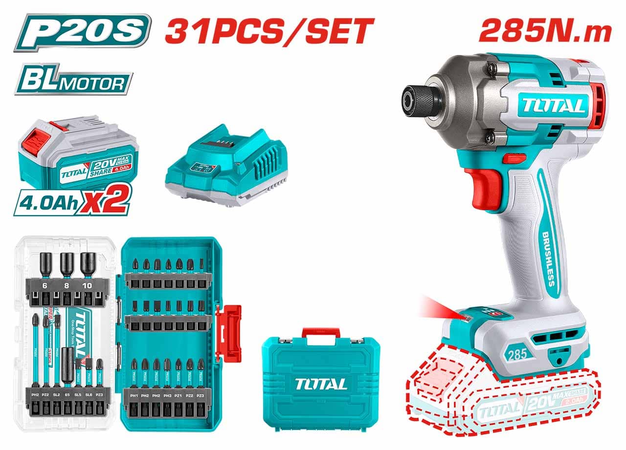 TOSLI240966 TOSLI240966 Brushless Li-ion Impact Driver - Image 1