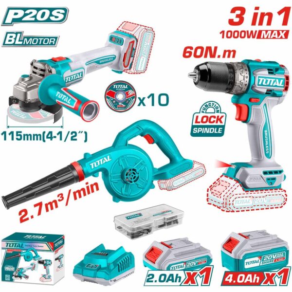 TOSLI241192 Li-ion 3 Pcs Combo Kit