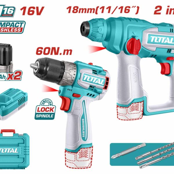 TOSLI241295 Li-ion 2 Pcs Combo Kit