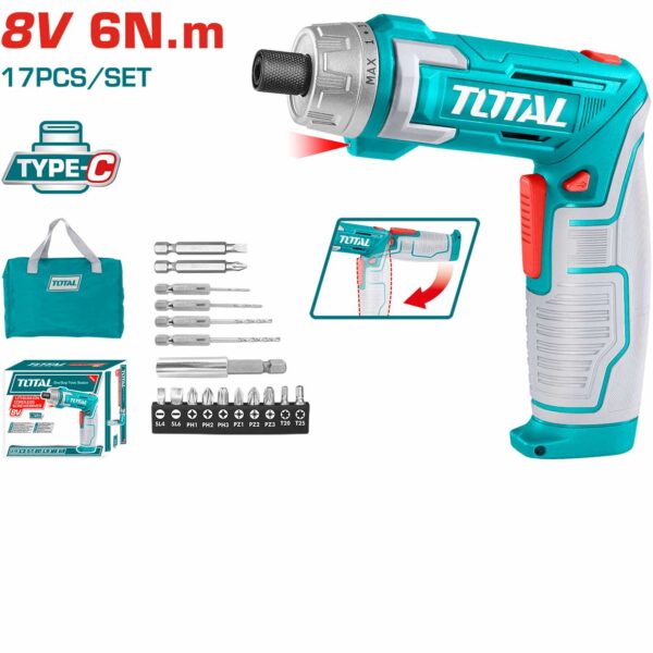 TSDLI0802 Li-ion Cordless Screwdriver