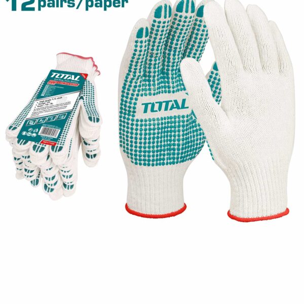 TSP11102 Knitted & PVC Dots Gloves