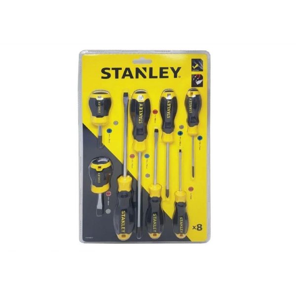 Stanley STMT66673 (92-004) 8pcs Cushion Grip Screwdriver Set