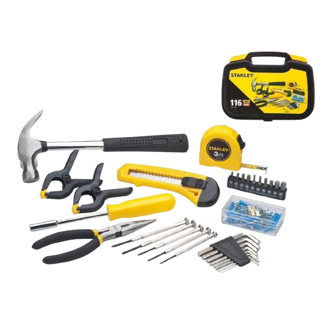 STANLEY0000088_01_7f180b8192e3 STANLEY Accessory Tool Kit In Case (1 Set/116 Pcs) STHT0-75943 - Image 1