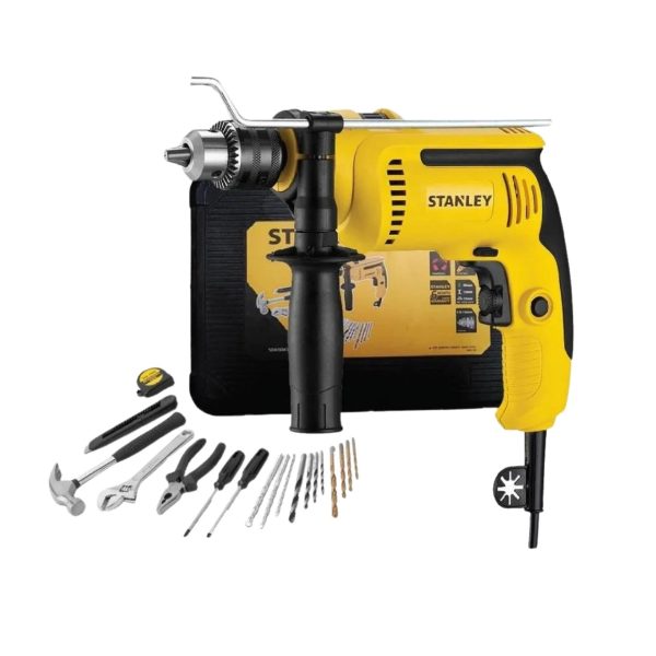 Stanley Percussion Hammer Drill Come With Accessories 13mm/650W SDH700KV