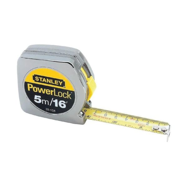 Stanley Powerlock Measuring Tape (5m / 16ft) STHT33158-8 (33-158)