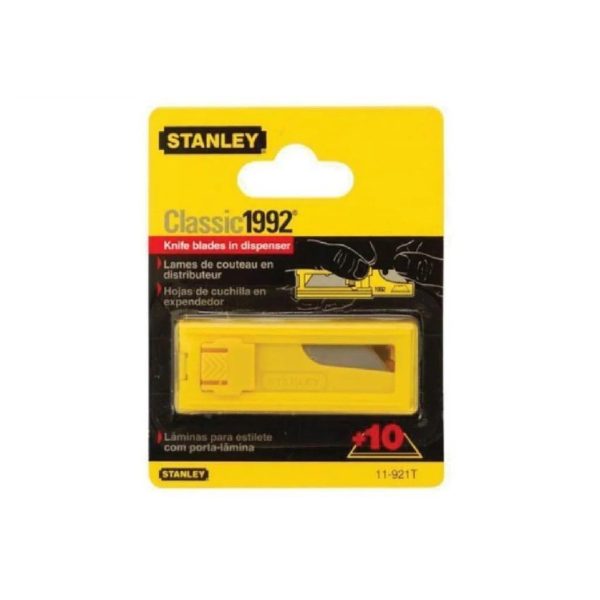 Stanley Classic 1992 Heavy Duty Utility Knife/Cutter Blade/Dispenser (19 x 62mm x 10 Pcs) 11-921T STHT11921-8Q